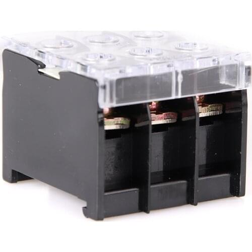 European Wiring Terminal Connector Japanese Terminal Base 50a 3p Rail Wiring Board Wiring Terminal Copper