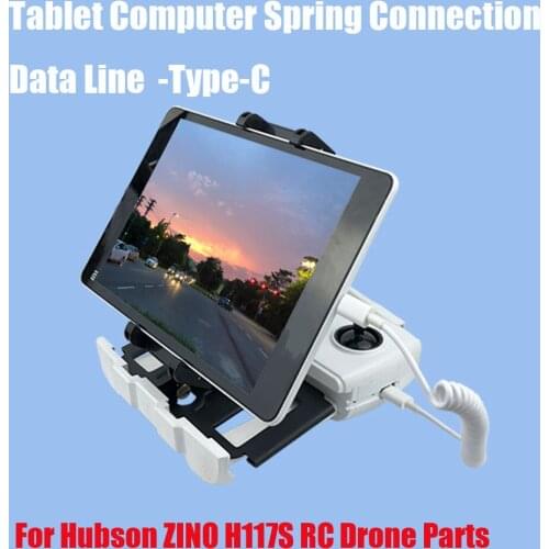 Tablet Computer Spring Connection Data Line for Hubson ZINO H117S RC Drone Quadcopter Parts Type-C Connected Adapter Cable