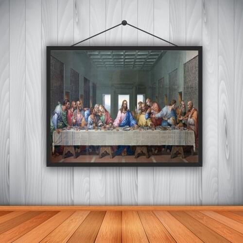 Da Vincis work The Last Supper wall pictures for living room canvas painting oil painting no frame Christianity painting Jesus