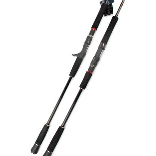 KUYING DEEP BLUE 1 Section Lure Fishing Jigging Rod 1.56m 1.68m Casting Spinning FUJI Parts Carbon Fiber Rods Cane For Deep Sea