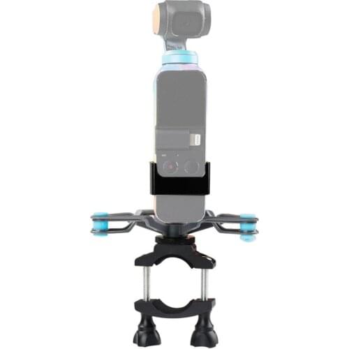 Bike Bicycle Bracket Damping Shock Absorber Mount Fixed Clip Tripod for OSMO Action for gopro hero action camera Accessories