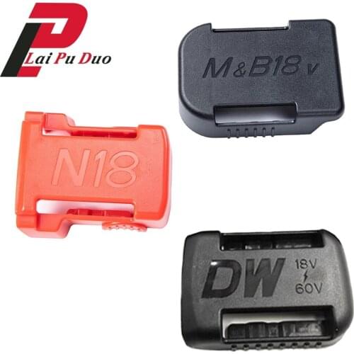 18V Li-Ion Battery For Milwaukee For Dewalt For BOSCH For MakitaBelt Buckle fastener Storage Fixed Bracket Base Display Rack