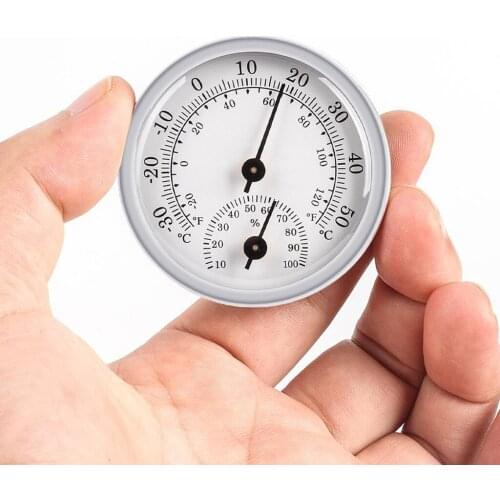 2 in 1 Wall Thermometer Hygrometer Humidity Gauge Indicator -20 and 120 F /-30
