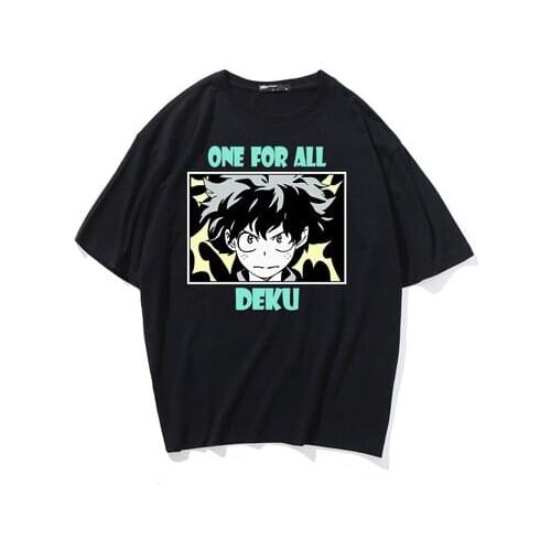 New t shirt My Hero Academia Midoriya Izuku Cosplay T-shirt Boku no Hero Academia Summer Short-sleeve Tees tops