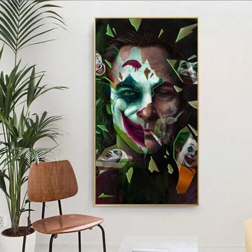Marvel Movies Posters Batman Joker Canvas Painting The Dark Knight Wall Art Pictures Boy Kids Room Home Bar Decor Painting Gifts