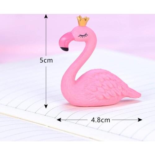 Pink Crown Flamingo Table Book Ornaments Tropic Party Summer Birthday Wedding Decor Flamingo Gifts Hawaii Hawaiian Party Decor
