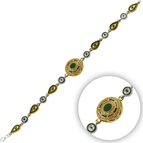 Silver 925 Sterling Enamel Authentic Bracelet