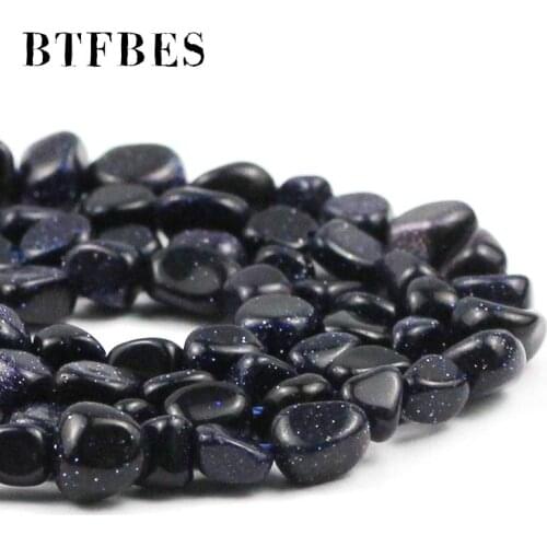 Blue sand Stone Natural Irregular Gravel Wholesale 4~7mm spacers Loose beads for Handmade bracelet Earrings Jewelry making DIY