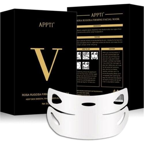 V Shape Patch 4D Reduce Double Chin Firming Facial Strap Face Lift Tape Anti Wrinkle V-Slimming Face Jawline Reshape Mask