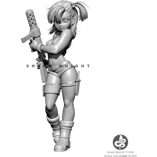 1/35 Resin Figure Kits Soldier figure DIY toy self-assembled 50mm TD-202011