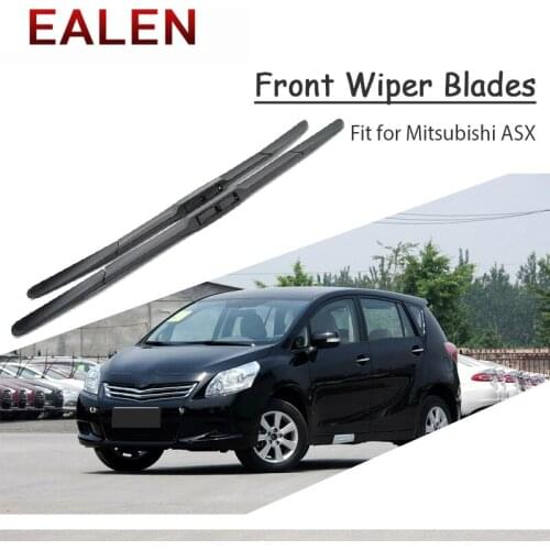 EALEN For Mitsubishi ASX 2017 2016 2015 2014-2010 Windscreen Original replace Accessories 1Set Rubber Car Front Wiper Blade Kit