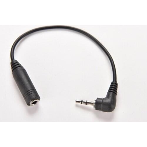 1pc 15.5cm Length 2.5mm Right Angle Male Plug To 3.5mm Female Jack Stereo AUX Audio TRS Socket DC Power Adapter Converter Cable
