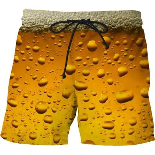 2021 summer swimming trunks 3D printing casual beach pants fitness street mens comfortable shorts fashion hip-hop sports pants