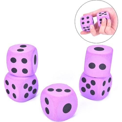 3.8mm Specialty Giant Eva Foam Playing Dice Block Party Toy Game Prize For Childrens Playing Dice Kid Educational Toys