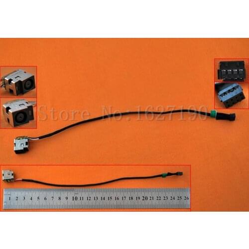 5pcs/lot NEW PJ593 DC Jack Cable for HP Envy M6 M6-1000 series 689145-SD1(with cable) DC Connector Laptop Socket Power