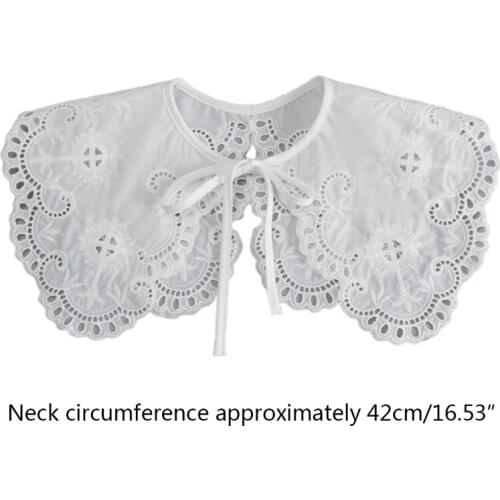 Shoulder Decoration with Bowknots Collars in Butterfly Form with Cording Selvege for Dresses Collars with Selvege
