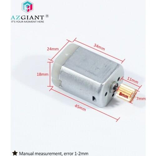 AZGIANT Micro DC Motor FC-280SC For Car electric fitting ,Door lock motor,Fold the rearview mirror,steering lock Motor 12V