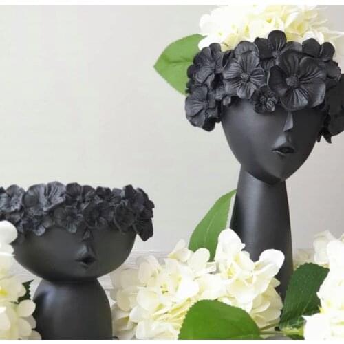 FLOWERING GIRLS SET BLACK