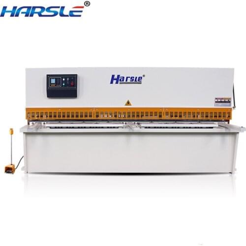 HARSLE 8mm Swing Beam Shearing Machine for Steel Metal Sheet Cutting