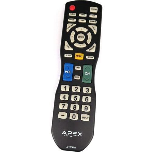 Used Original Remote Control LD100RM Remote Control For APEX TVs LE4643 LE5043 LD3249 LD3288 LD3288T LD3288M LD4077 LE4077M