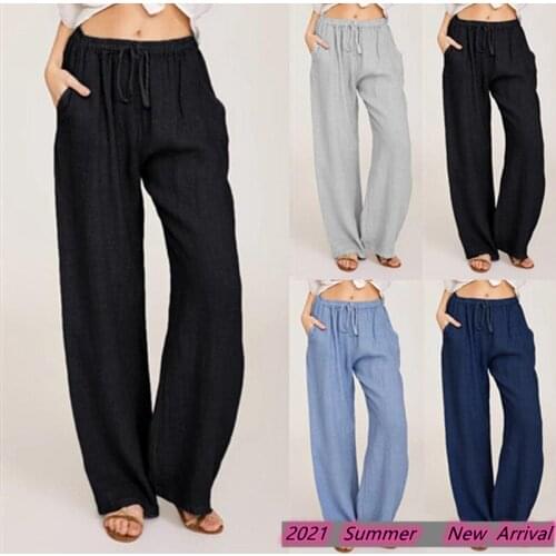 La MaxZa Women's Linen Trousers