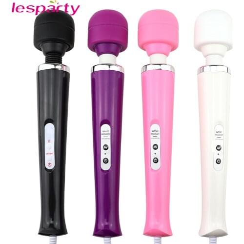 New 10 Speeds Magic Wand Massager,Big Magic Wand Massage Stick AV Vibrators Sexy Clit Vibrator Sex Toys for Women 32 * 6CM