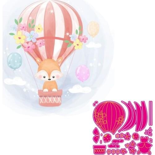 Fox Metal Cutting Dies Lovely Animals Doll Stencil for DIY Scrapbooking Craft Cards Decoration