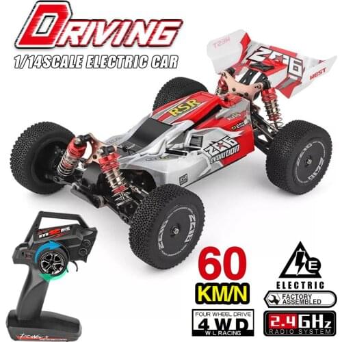 Wltoys XK 144001 1/14 2.4G RC Buggy 4WD High Speed Racing RC Car Vehicle Models 60km/h RC Racing Car 550 Motor RC Off-Road Car