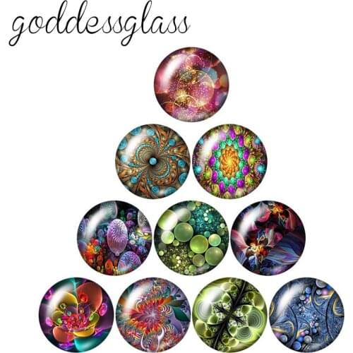 Fashion Beauty Rotating Dots patterns 10pcs 12mm/18mm/20mm/25mm Round photo glass cabochon demo flat back Making findings ZB0995