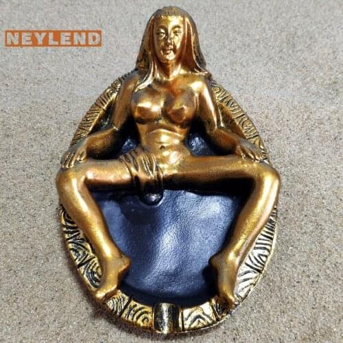 NEYLEND Cool Design Sexy Girl Ashtray Girl Beauty Bath Ashtray Creative Living Room Home Hotel Ornaments Decoration Holiday Gift