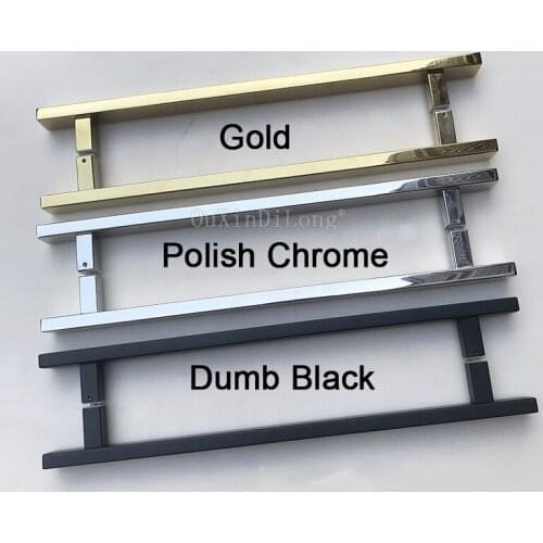Brand New 304 Stainless Steel Shower Glass Door Handles Glass Pull / Push Door Handles for 6~12mm GLASS MOUNT