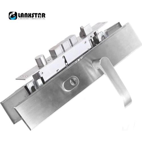 New Quality Medium Type Lock-body Pure Brass Anti-theft Lock Steel Door Lock Double Activity Double Fast Lockset