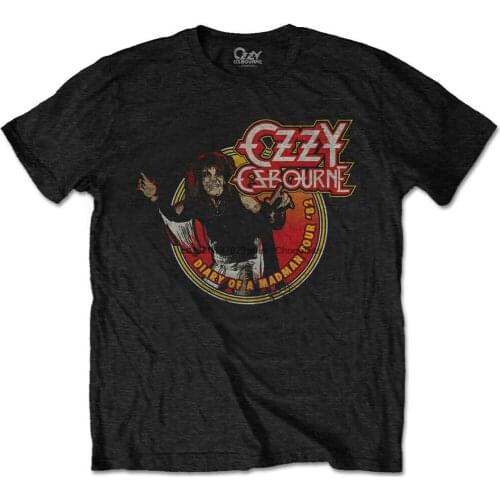 Ozzy Osbourne Diary Of A Madman Tour '82 Shirt S-XXL Band T-shirt Official New