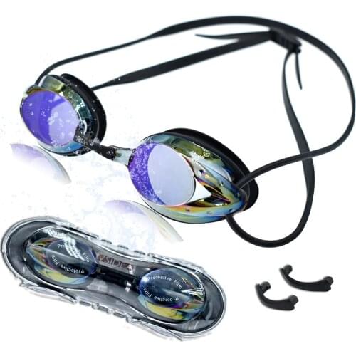 Anti-Fog UV Protection Swimming Goggles with ultra low profile design for Adult Men Women Youth Kids Child Triathlon