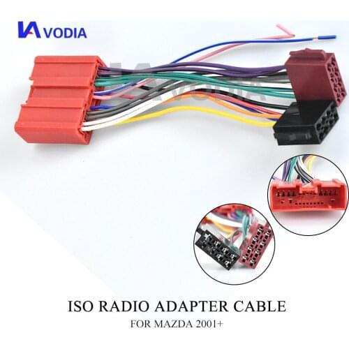 ISO standard HARNESS Radio Adapter for MAZDA 2001+ (select models)