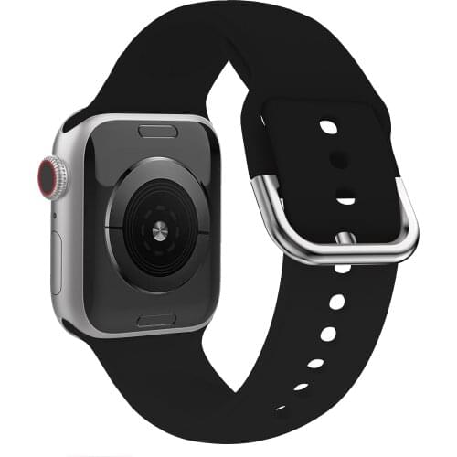 Red Printed Silicone Strap for Apple Watch Band 44mm 40mm 38 42mm Spots Flower Band for Iwatch 2 3 4 5 6 Bracelet Belt