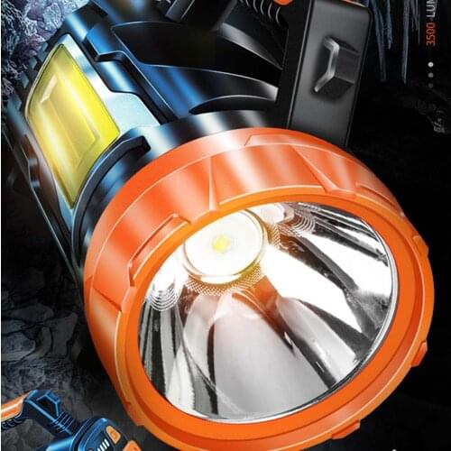 Hand-Cranked Power Generation Strong Light Flashlight Rechargeable Searchlight Disaster Relief Flood Prevention Emergency Light