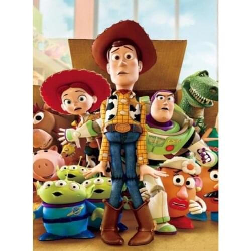 DIY Square/Round Diamond Embroidered Mosaic Disney Toy Story Full Diamond Painting Cross Stitch Rhinestone Home Decor Gift