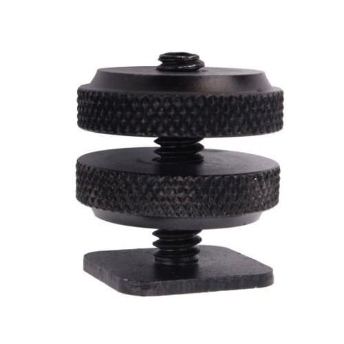 Tripod 1/4 inches Screw to Flash Shoe Mount Adapter