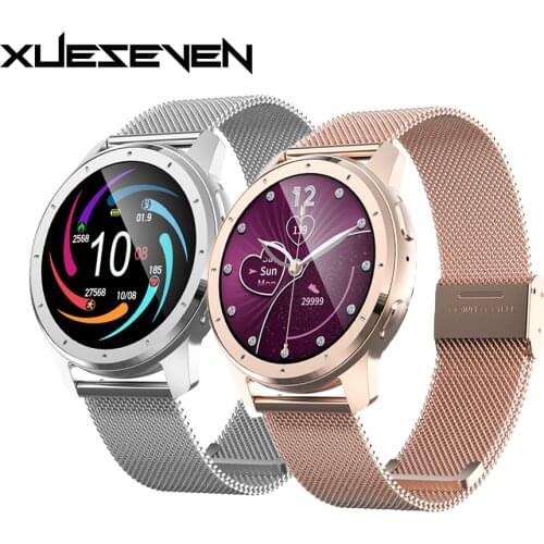 XUESEVEN New Mens Smart Watch HD IPS Screen Bluetooth Call Men and Women Smart Watch Heart Rate Monitoring IP68For Android IOS