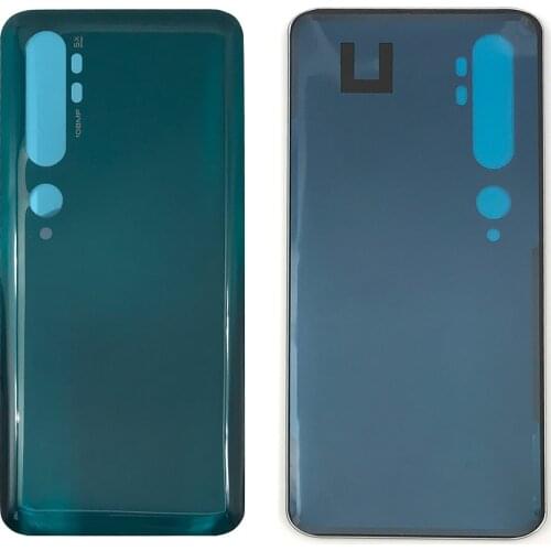 5Pcs/lot Back Door Case Battery Rear Housing Back Cover With Glue Adhesive For Xiaomi Mi Note 10 / Note 10