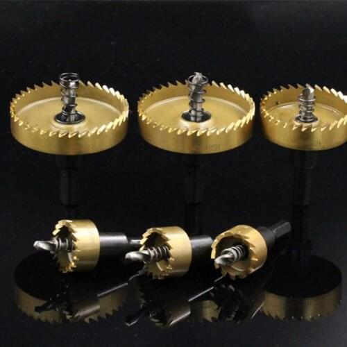 1PCS 12-60mm M35 HSS Metal Hole Opener Core Drill Bit Hole Saw Cutting Kit Opener Cutter For Aluminum Iron Stainless Steel Plate