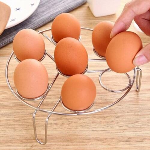 1 PC Steamer Shelf Cookware Kitchen Accessories Multi Function Durable Egg Steamer Rack Stainless Steel Pot Steaming Tray Stand