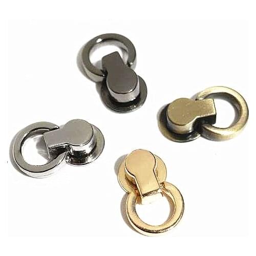 10Pcs Four-color copper pull ring rivet with pull ring garment rivet studscrews for bag hat shoe leather chocker phone case diy