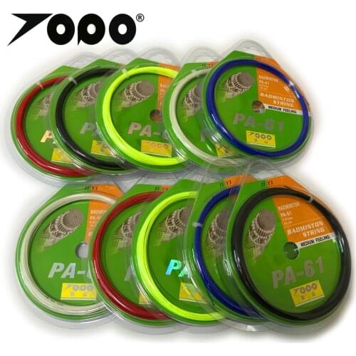 0.61mm thinnest string PA61 badminton String 10m(10pcs/lot)