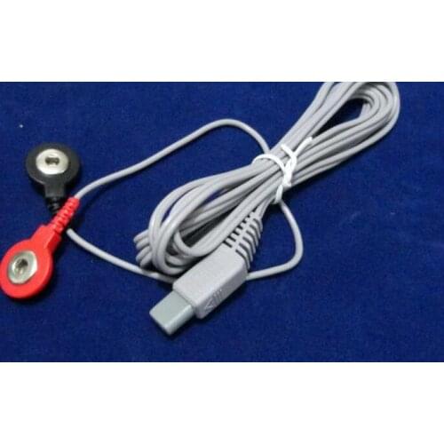 10pcs clip Stud Therapy electrode Lead wire cable cord parts for Tens EMS KWD-808I Electrical nerve muscle stimulator