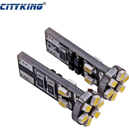 10 x T10 10SMD led CANBUS 1206 led T10 10 led smd w5w canbus 194 LED Car t10 canbus Bulbs Error Free Automotive car styling