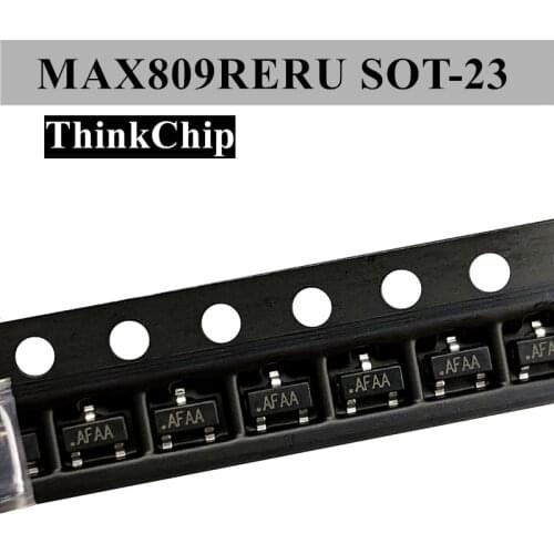 20 pcs) MAX809REUR MAX809 SOT-23 SMD MCU Monitor IC (Marking AFAA)