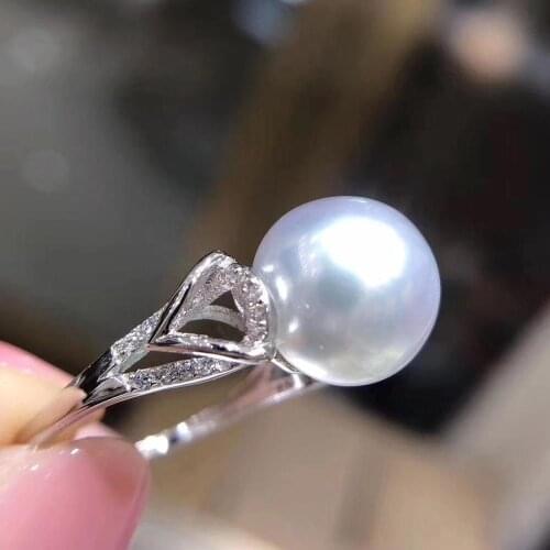 3 COLOR 925 Sterling Silver Ring Finger Ring Settings Adjustable Ring Findings Jewelry Parts Fittings Accessories, 3pcs/lot