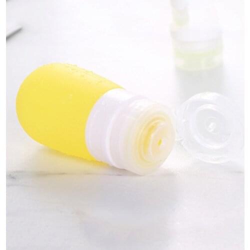 New 4Pcs Travel Mini Refillable Bottle Empty Travel Packing Press For Lotion Shampoo Cosmetic Squeeze Containers